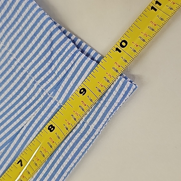 Mens PRO TOUR Cool Play Golf Shorts blue & white stripe seersucker size 40 - Picture 11 of 11
